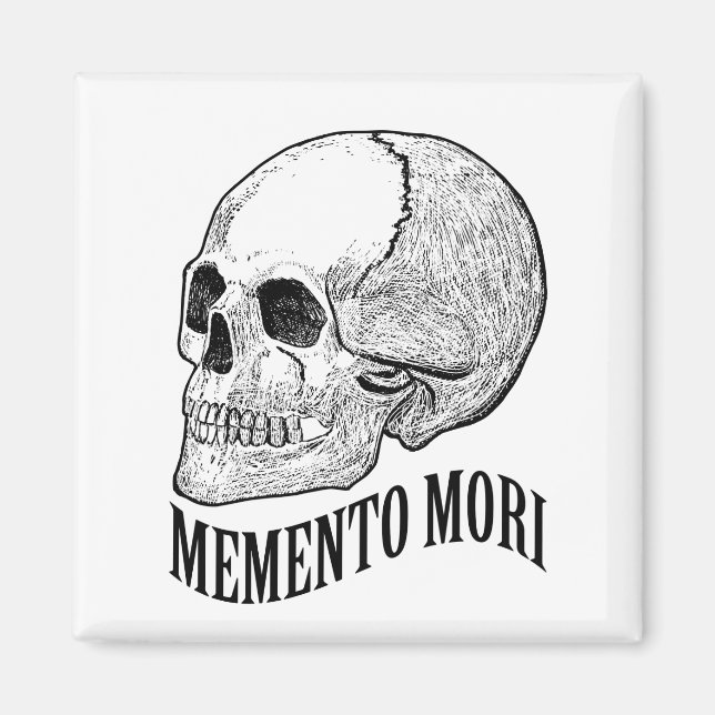 Íman Memento mori (Frente)