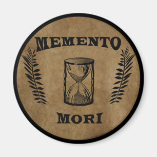Íman memento mori hourglass