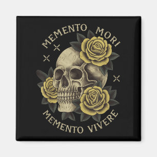 Íman Memento Mori Memento Vivere - Filosofia & Lat