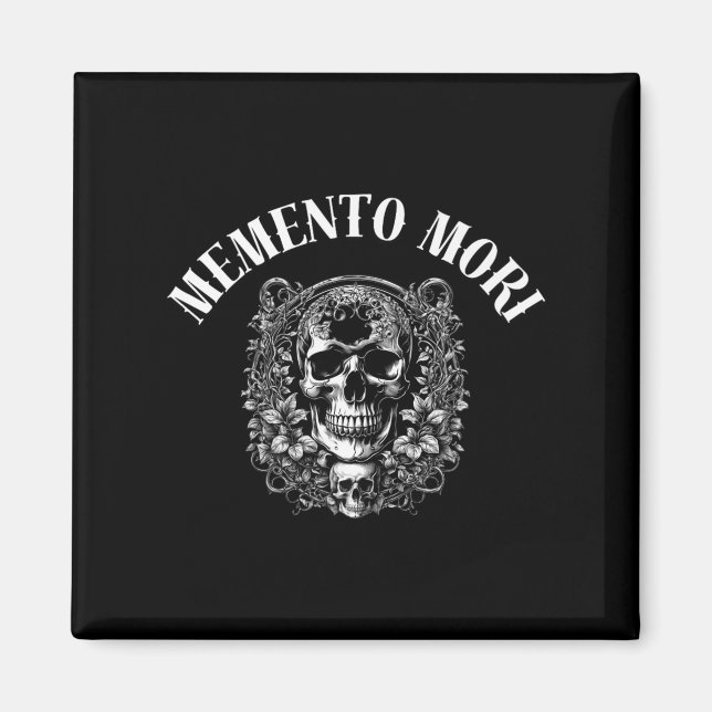 Íman Memento Mori Stoic Citação Para Lembrar A Morte Ph (Frente)