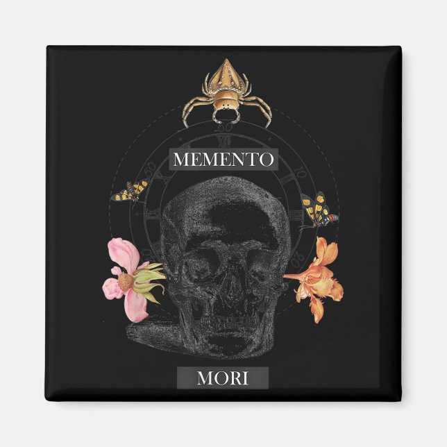 Íman Memento Mori Stoicismo Filosofia Stoic (Frente)