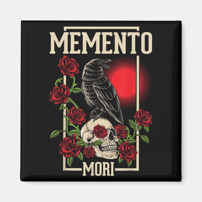 Íman Memento Mori Stoicismo Filosofia Stoic (Frente)