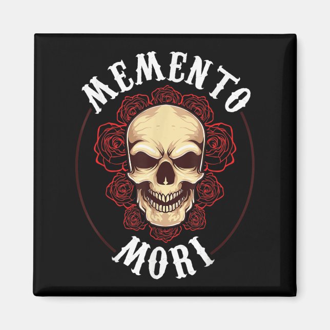 Íman Memento Mortalidade Estoicismo de Filosofia Estáti (Frente)