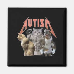 Íman Memória Buff Cats Autism