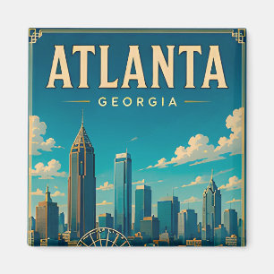 Íman Memória de Férias em Atlanta Geórgia 🍑