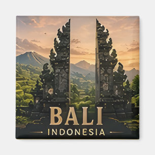 Íman 🧲 Memória de Férias em Bali Indonésia para Viajan