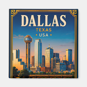 Íman ⭐ Memória de Férias em Dallas Texas
