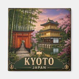 Íman 🧲 Memória de Férias em Kyoto Japão para Guardar �