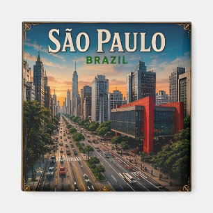 Íman 🌆 Memória de Férias em São Paulo Brasil Para Viaj