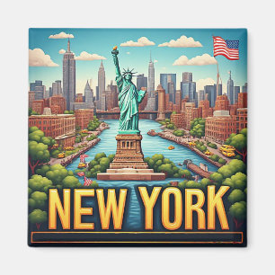 Íman 🧲 Memória de Férias na Times Square Nova York ✨