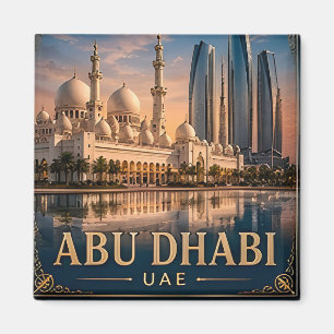 Íman 🧲 Memória de Férias no Horizonte de Abu Dhabi UAE