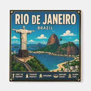 Íman 🌎 Memória de Férias no Rio De Janeiro para Viajan