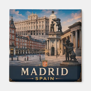 Íman 🧲 Memória de Fim de Semana em Madrid da Espanha �