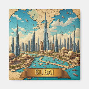 Íman 🧲 Memória de Viagem de Aventura no Deserto de Dub