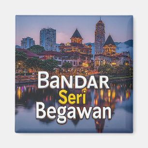 Íman 🧲 Memória de Viagem de Bandar Seri Begawan Para C