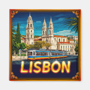 Íman 🧲 Memória de Viagem do Distrito Histórico de Lisb