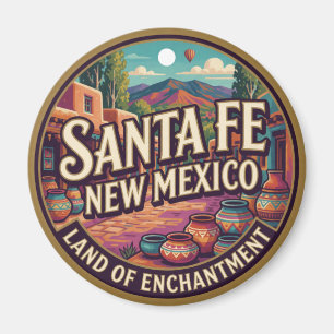 Íman Memória de Viagem do Sudoeste de Santa Fe Novo Méx