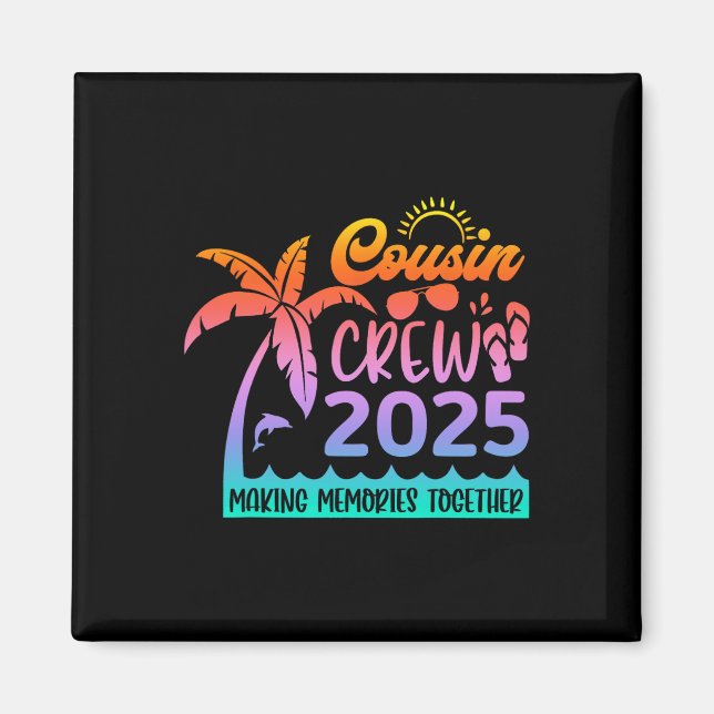 Íman Memória do Fazer do Funny Cousin Crew 2025 Summer  (Frente)
