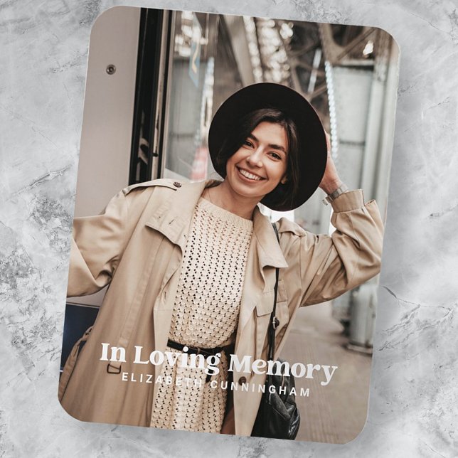 Íman Memória personalizada moderna de amor Memória Memo (Criador carregado)