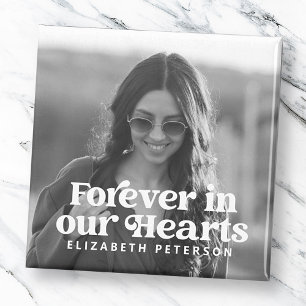 Íman Memorial de Fotografias Personalizadas Simples par