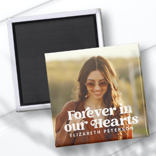 Íman Memorial de Fotografias Personalizadas Simples par