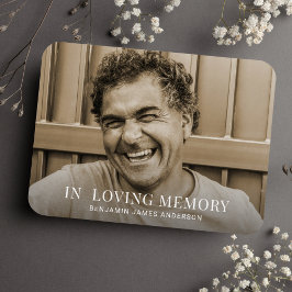 Íman Memorial de Fotografias Personalizado ou Funeral