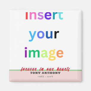 Íman Memorial De Fotografias Simples De Memória Persona