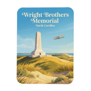 Íman Memorial dos Irmãos Wright Kitty Hawk Carolina do 