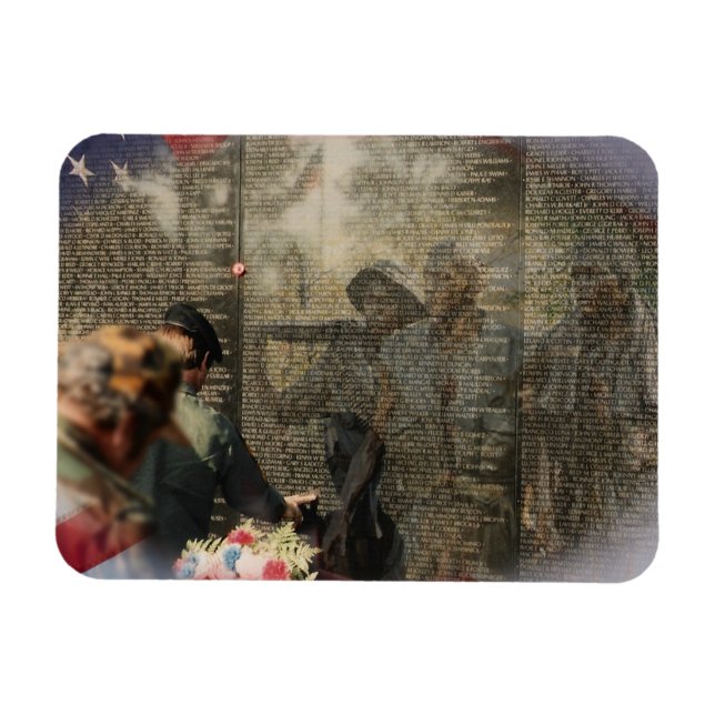 Íman Memorial dos Veteranos do Vietnã (Horizontal)