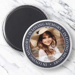 Íman Memorial Em Adorando Memória Foto Personalizada C