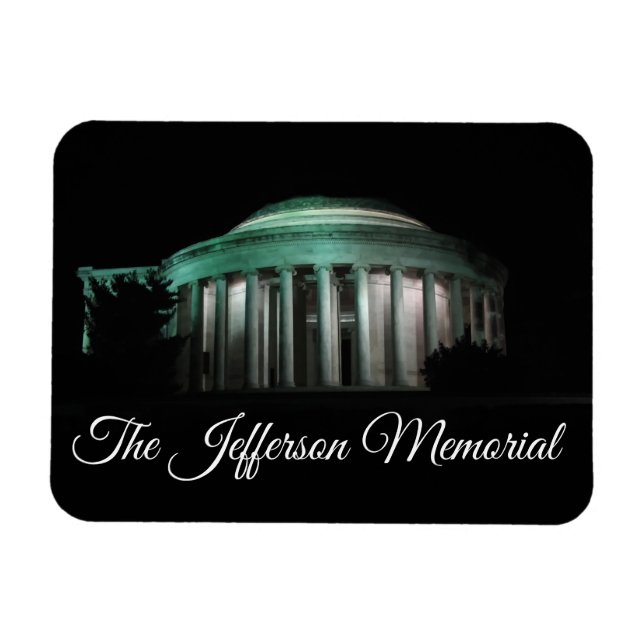 Íman Memorial Jefferson à noite (Horizontal)