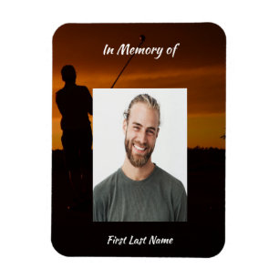 Íman Memorial Keepsaame Golfer Golfe