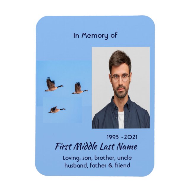 Íman  Memorial Keepsake Canada Goose Outdoors (Vertical)
