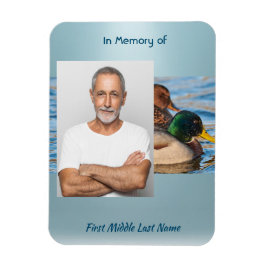 Íman Memorial Keepsake Mallard Ducks Bird