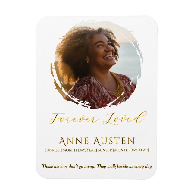 Íman Memorial Magnet – Personalized Tribute Keepsake (Vertical)