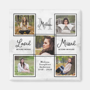 Íman Memorial Modern Memorial Colagem Exclusiva de Foto