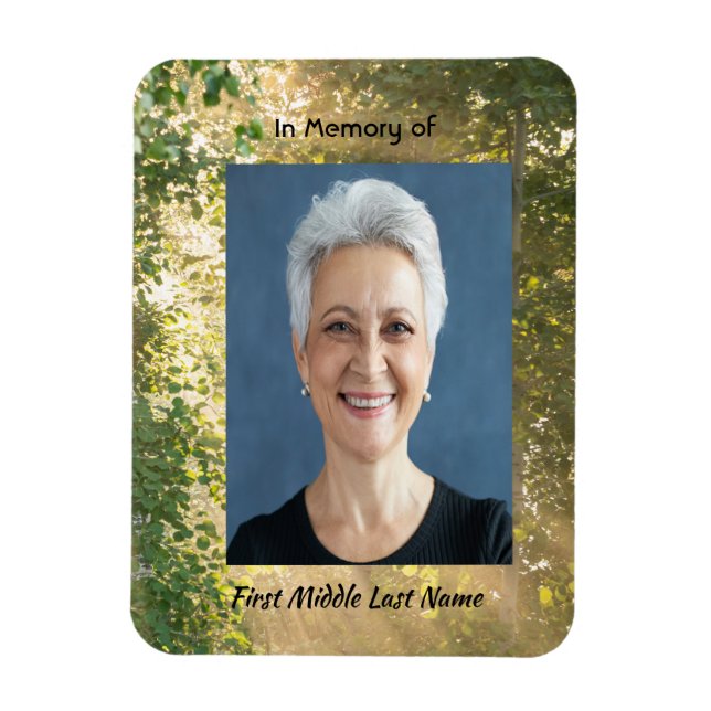 Íman Memorial Sunshine Golden Forest (Vertical)