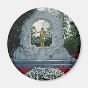 Íman Memorial vermelho de Johann Strauss, Stadtpark,