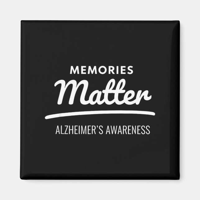 Íman Memórias consciência do alzheimer (Frente)