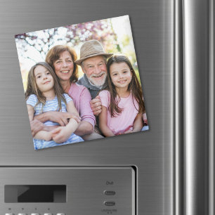 Íman Memórias da Família Foto Personalizada dos Avós