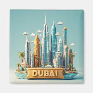Íman 🧲 Memórias de Férias em Dubai para Guardar 🌴
