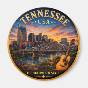 Íman Memórias de Férias em Tennessee Nashville 🟡