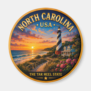 Íman Memórias de Férias na Praia da Carolina do Norte �