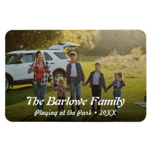 Íman Memórias Retratos Familiares (4"x6") Imagem Fotogr