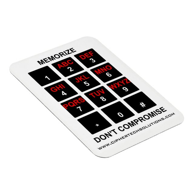 Íman Memorizar Não Comprometer (Lado Direito)