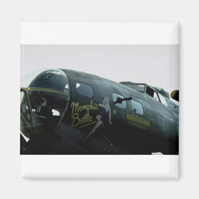 Íman Memphis Belle, arte nasal (Frente)