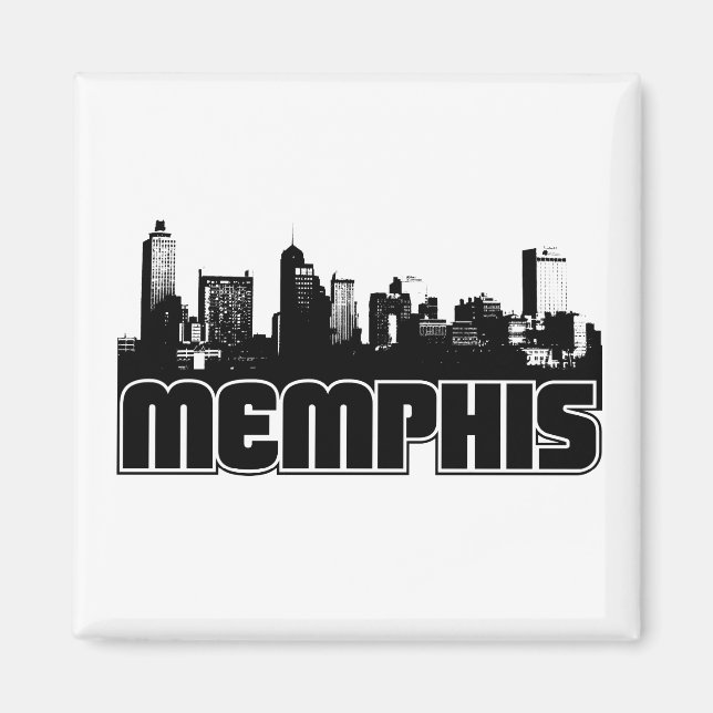 Íman Memphis Skyline (Frente)