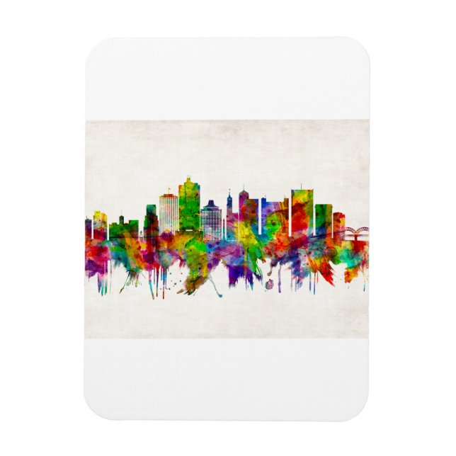 Íman Memphis Tennessee Skyline (Vertical)