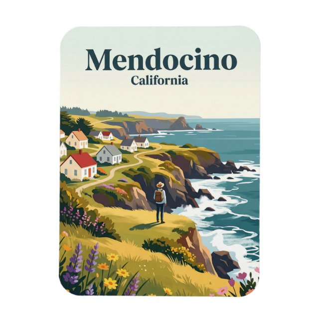 Íman Mendocino Califórnia (Vertical)