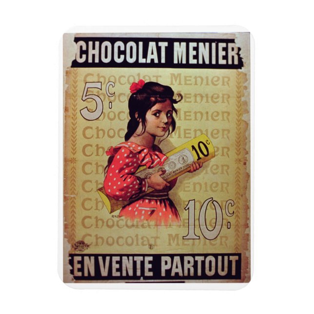 Íman 'Menier Chocolat', à venda em qualquer lugar (luz  (Vertical)